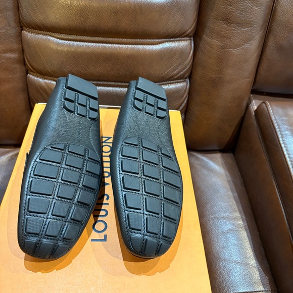 Louis Vuitton Monte Carlo Moccasin Leather Loafers Size 8.5/Free Shipping - Picture 3 of 3